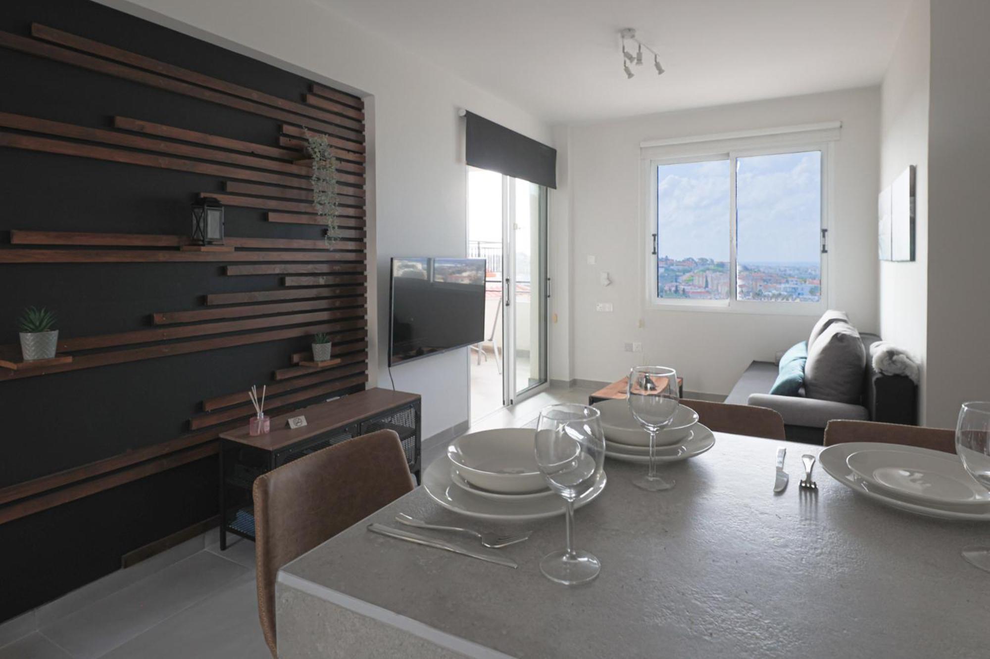Eden Blue-Horizon 1B, Paphos, Sea View, Pool Apartment Konia Exterior foto