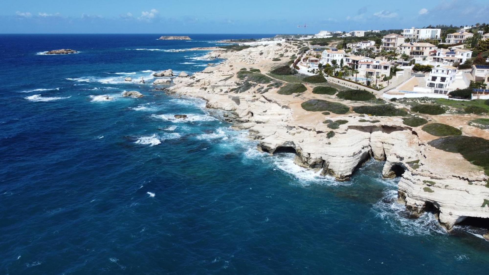 Eden Blue-Horizon 1B, Paphos, Sea View, Pool Apartment Konia Exterior foto