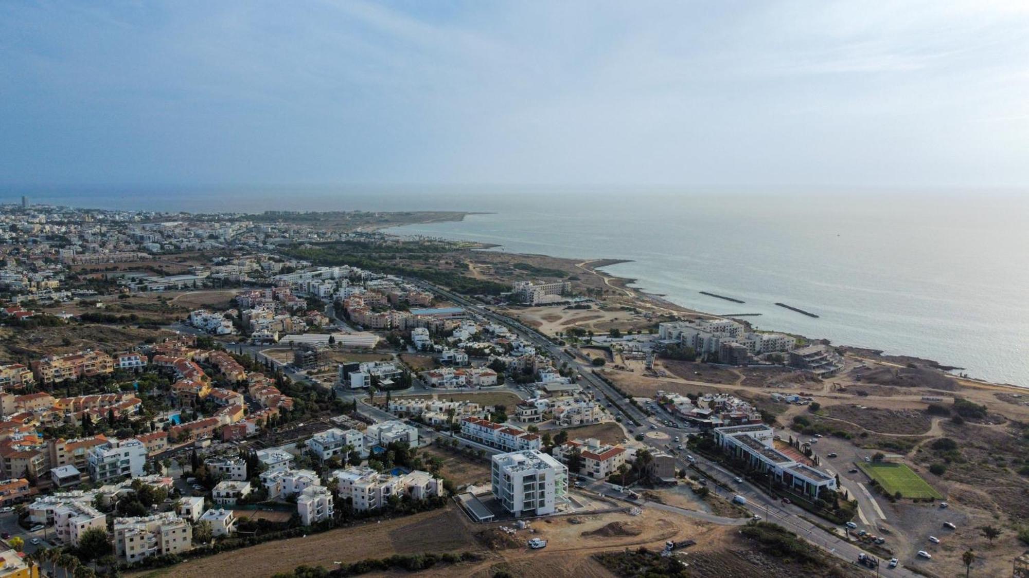 Eden Blue-Horizon 1B, Paphos, Sea View, Pool Apartment Konia Exterior foto