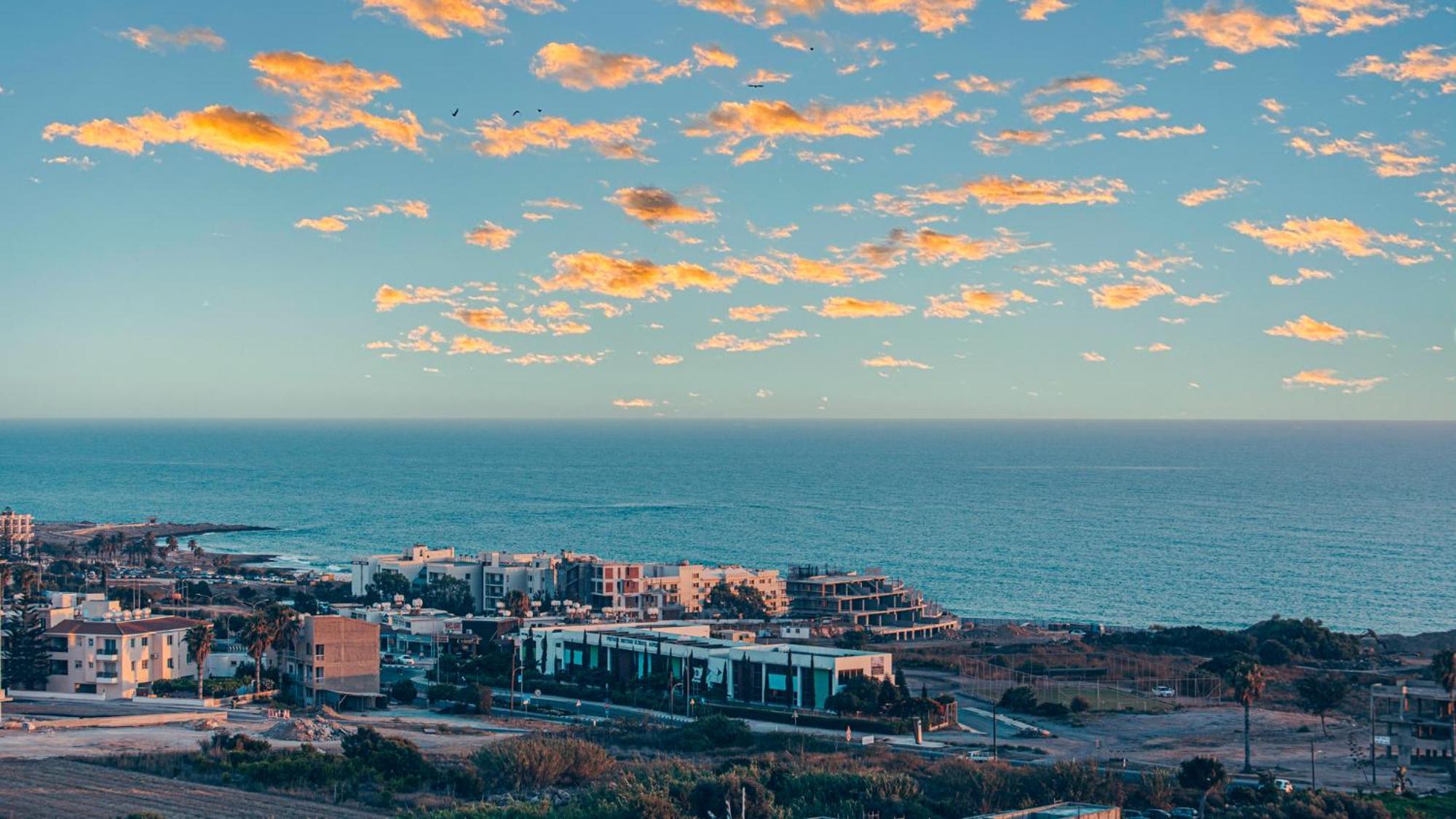 Eden Blue-Horizon 1B, Paphos, Sea View, Pool Apartment Konia Exterior foto